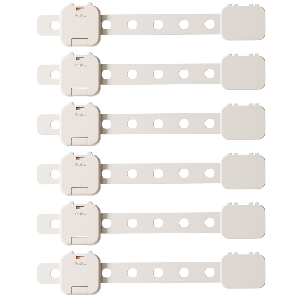 오유핏 무타공 밴드형 길이조절 다용도 잠금장치 6P 9,910원