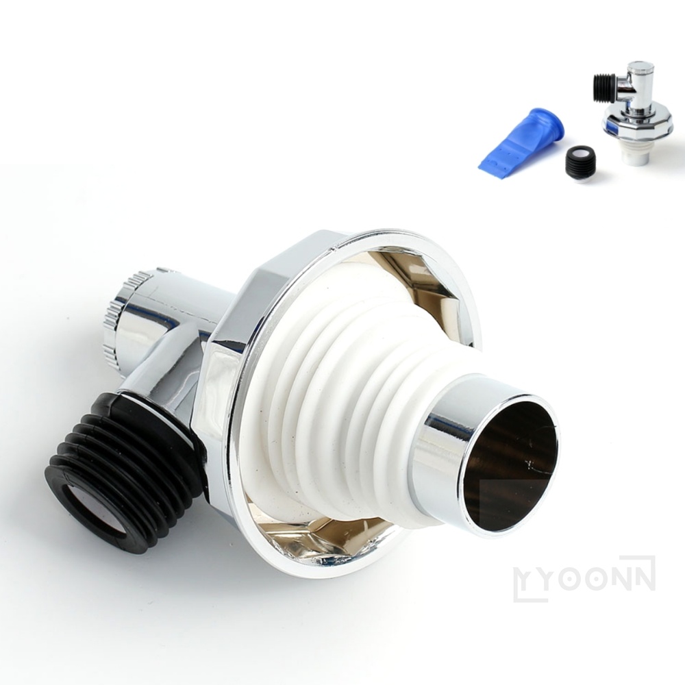 유니상점 2구 T형트랩 자동개폐 실리콘형 배수관트랩 세탁기하수구트랩 6,100원