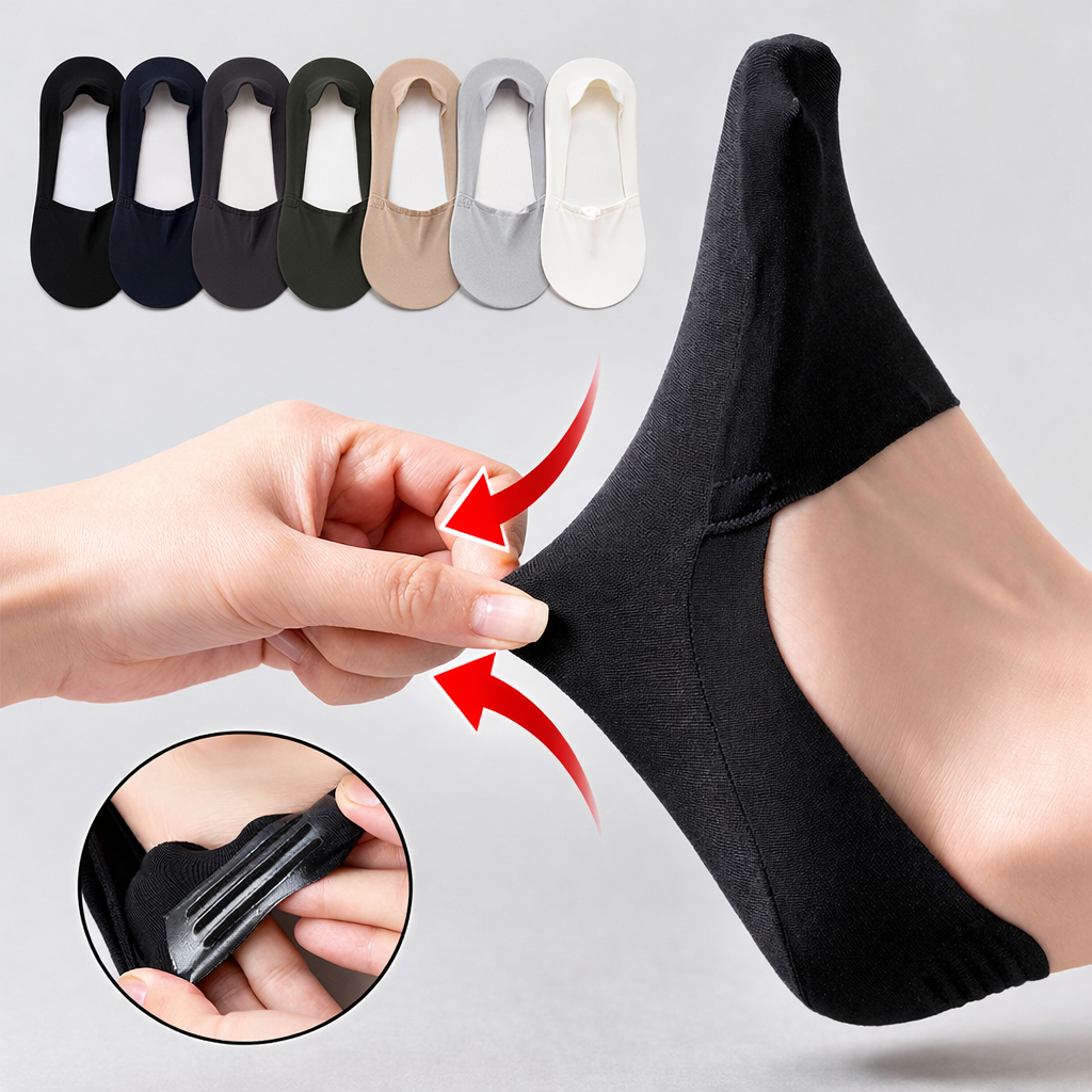 에픽스 벗겨지지 않는 남성 무봉제 페이크삭스 덧신 7켤레 12,890원