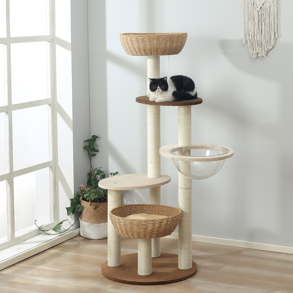 칠시 고양이 해먹 바스켓 캣타워, 혼합색상, 1개 129,000원