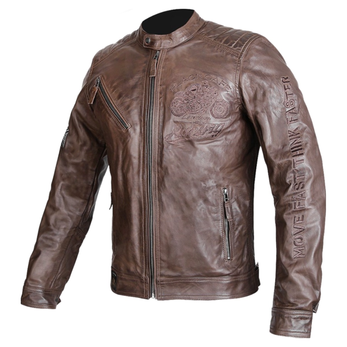 (아울렛 상품) 블랙카페런던 LJ-191601-BCL 가죽자켓 (BROWN) 483,000원