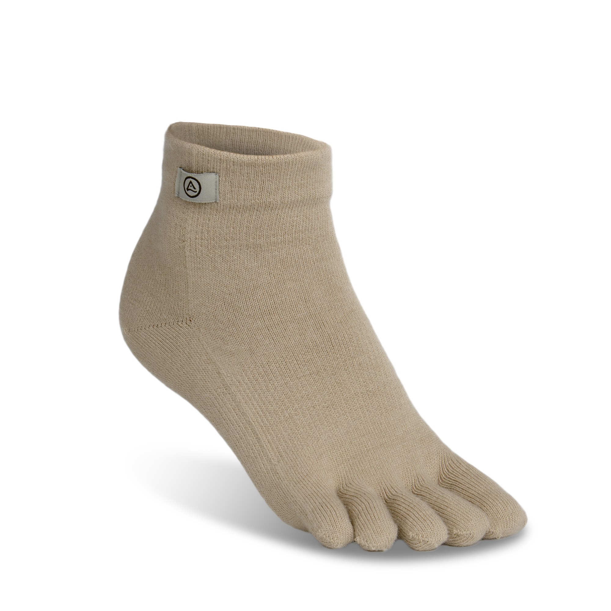 인진지 러너 미니크루 샌드 베이지 쿨맥스 러닝 단목 발가락 양말 14,200원