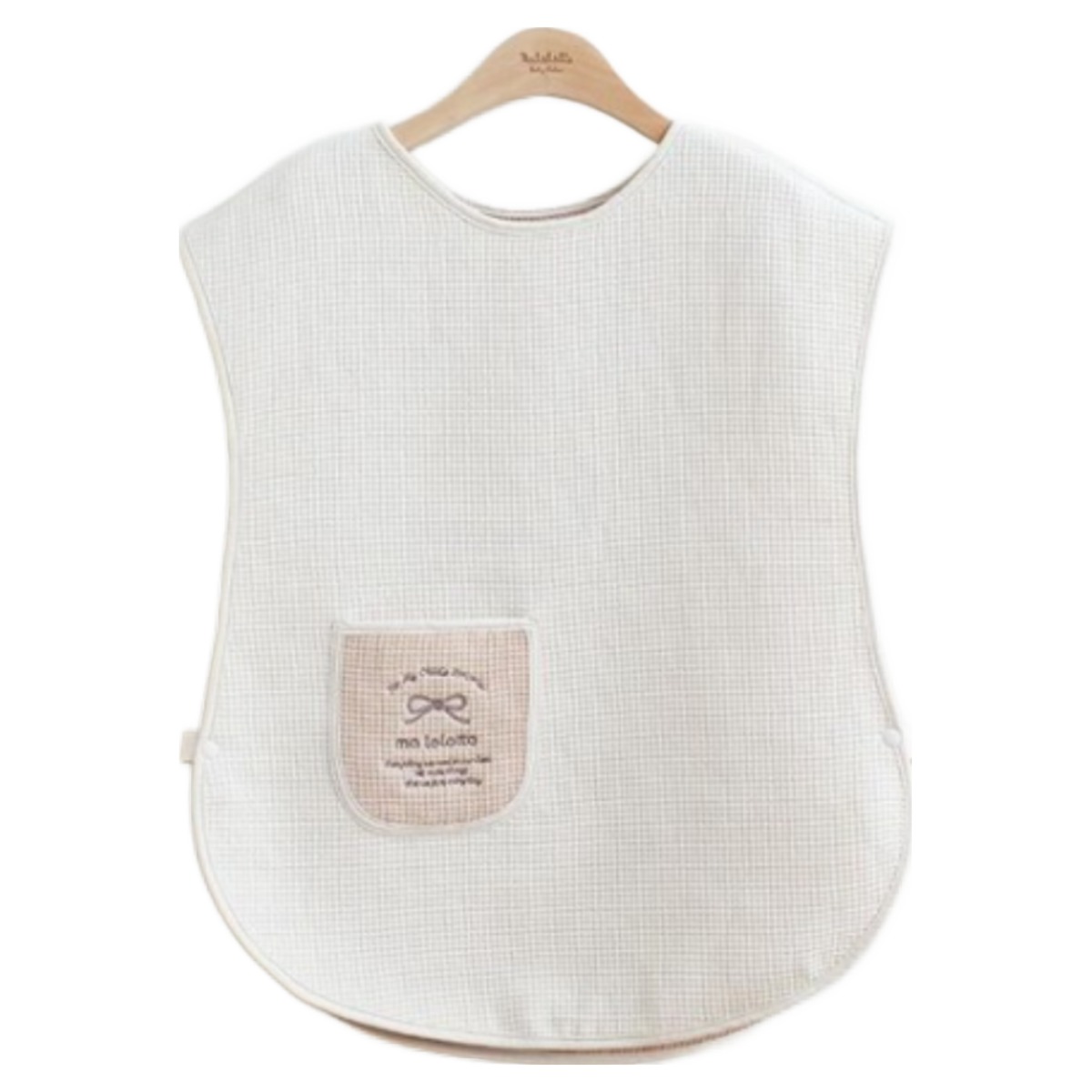 마롤로뜨 프리미엄 엄마 수유 조끼 턱받이 앞치마 가래개 침받이 트림패드, 1개, 1개입, 아이보리_프리미엄 수유 앞치마 29,800원