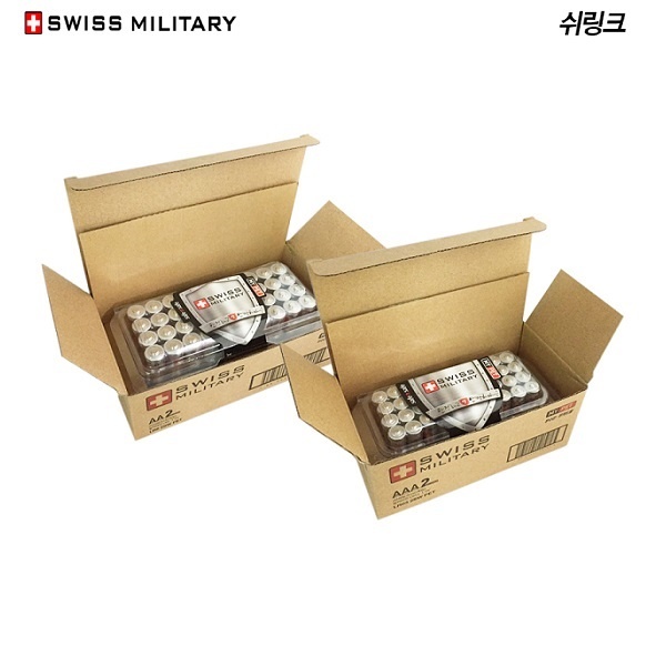 (스위스밀리터리) 알카라인 건전지 (AAA형/40알(쉬링크 PET)) 9,900원