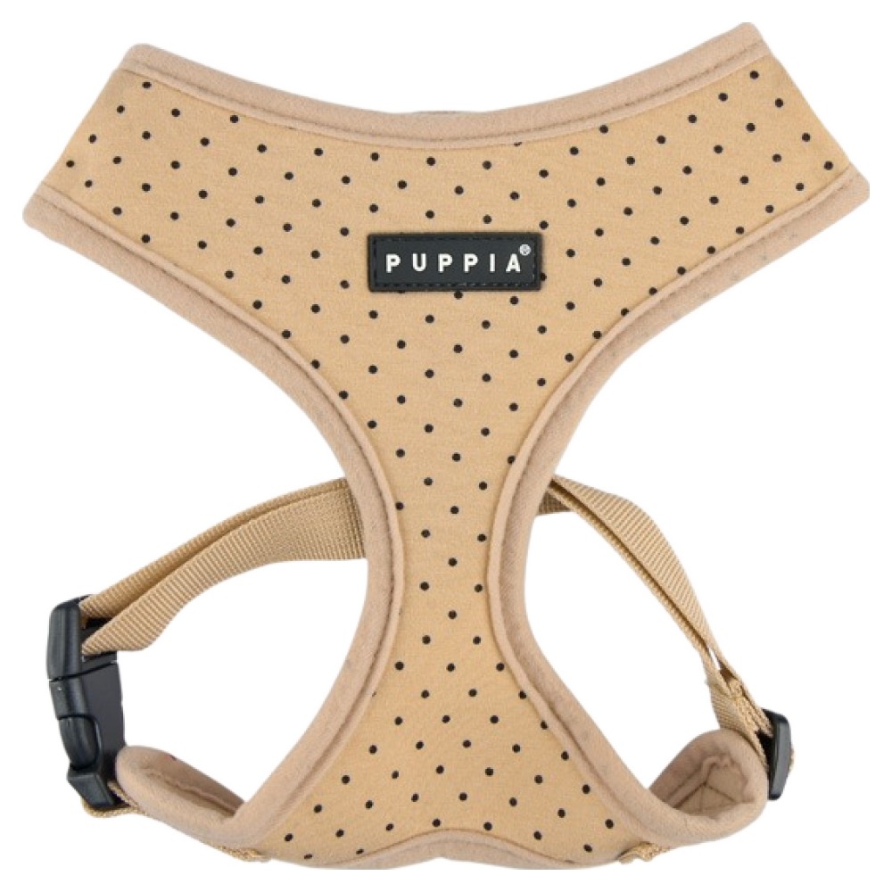 퍼피아 반려동물 사이즈 조절 가능한 소프트 도트 하네스 AC301, 베이지, 1개 9,610원