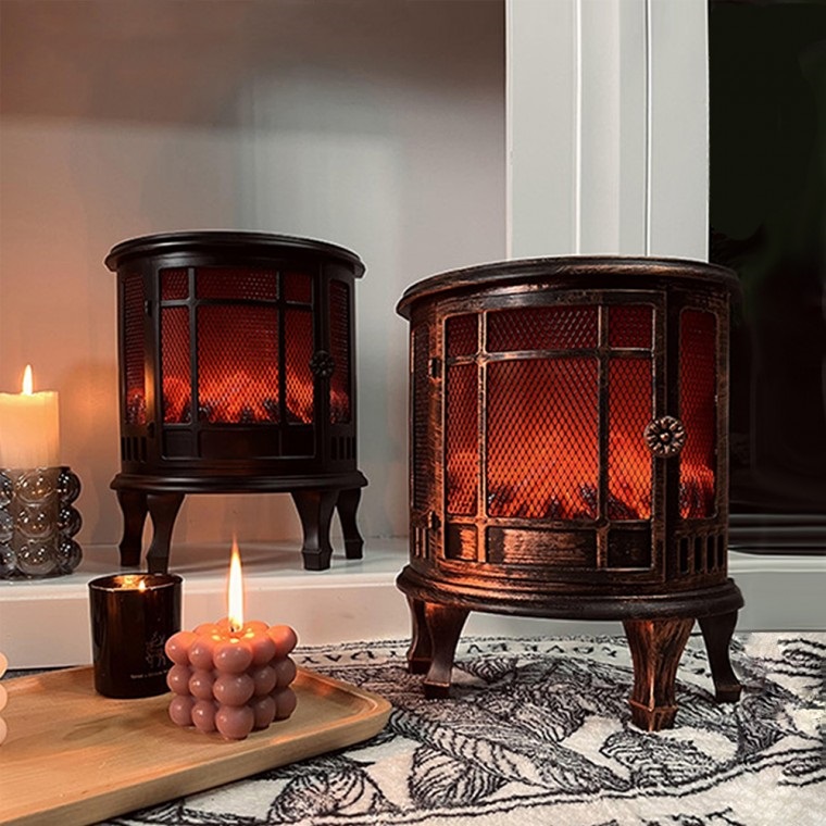 W11 감성 인테리어 벽난로 불멍 무드 led 조명등 반원 집들이선물 무 40,300원