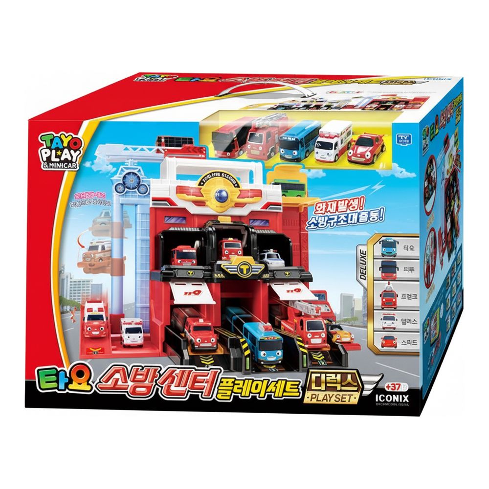 타요 액션 소방센터 디럭스 플레이세트 버스작동완구 82,400원