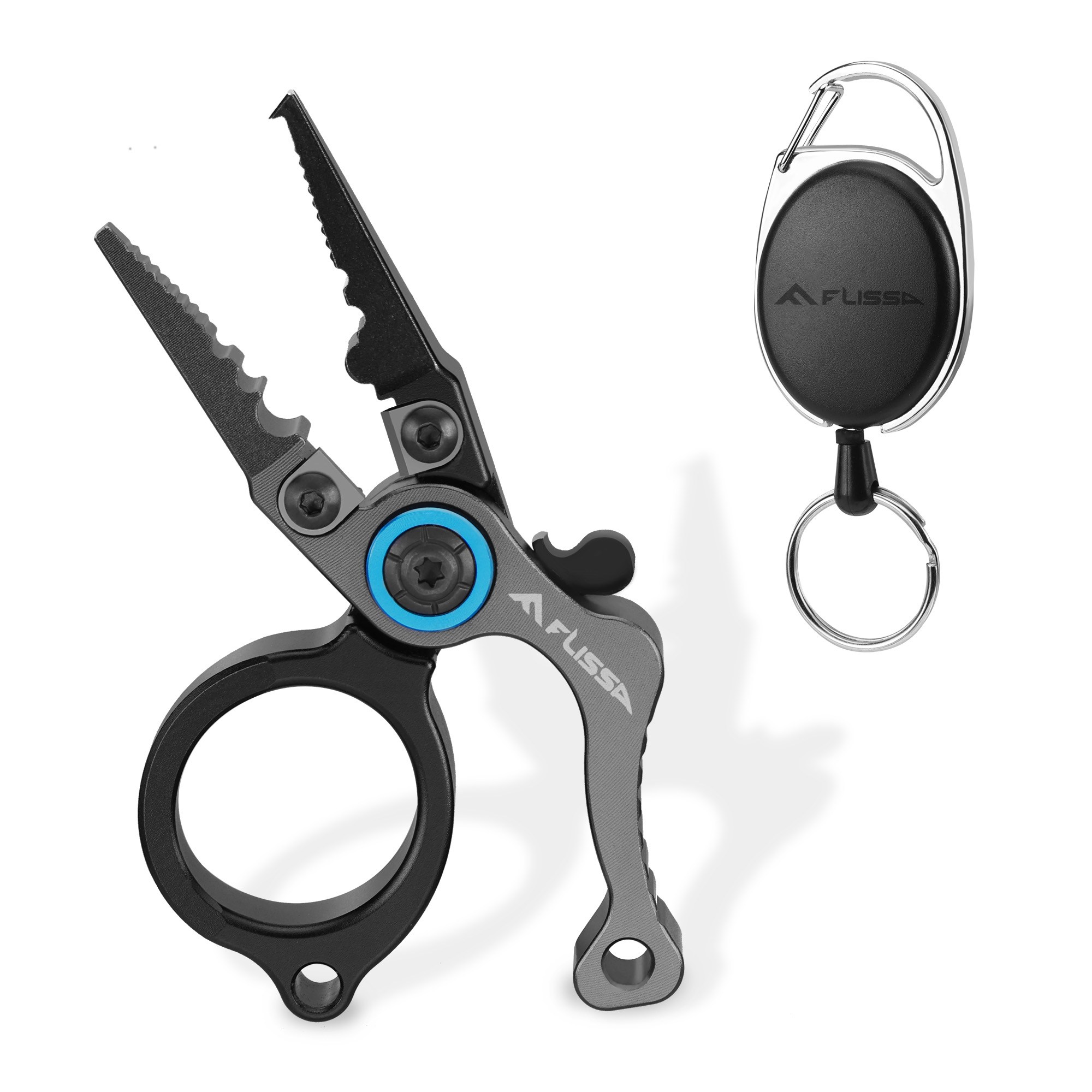 FLISSA 미니 핑거링 낚시 플라이어 다용도 포켓 휴대용 낚시 도구 뛰어난 내구성, 1개, 혼색 20,600원