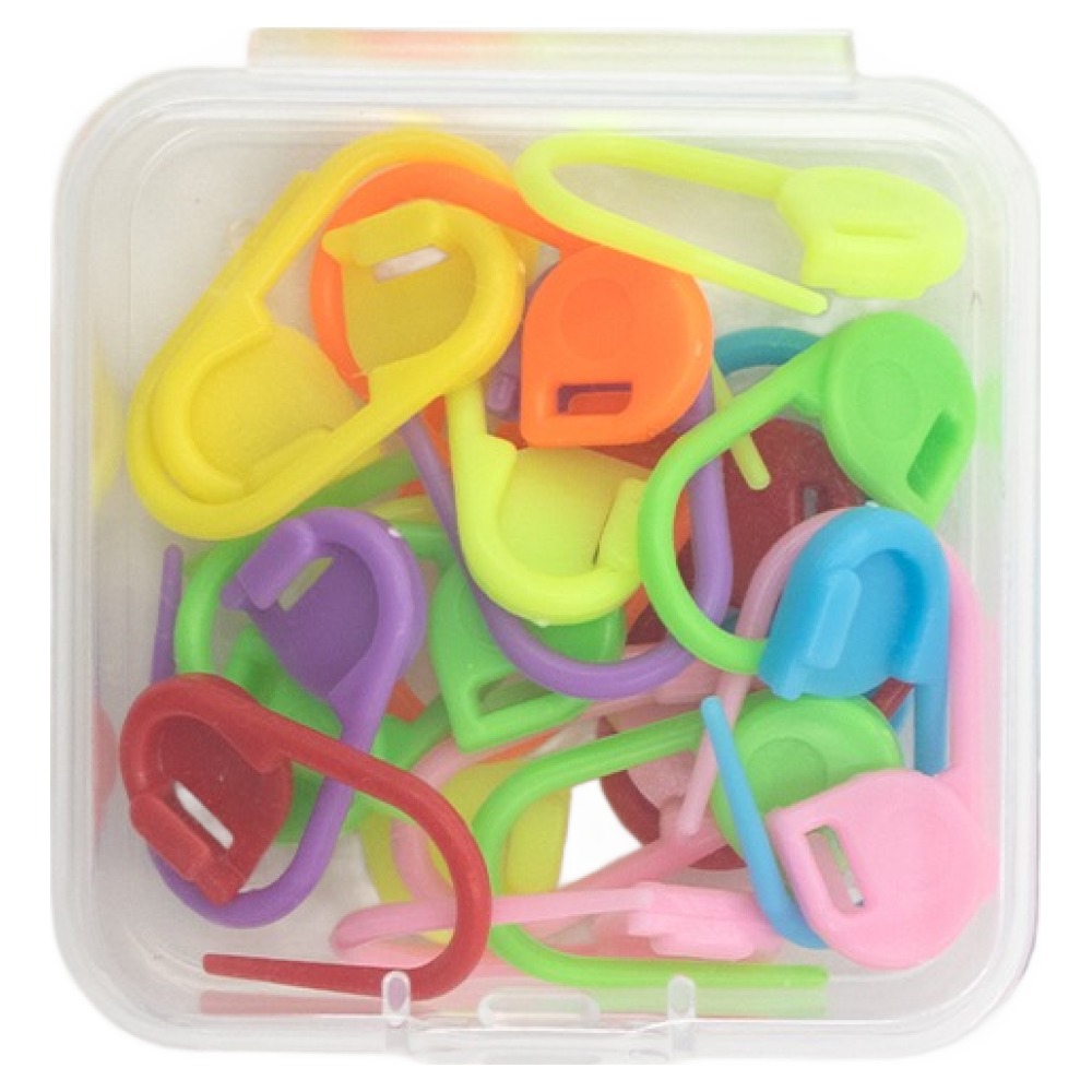 yarna 초보입문용 휴대용 컬러 뜨개 단수링 20p + 케이스 세트 4,120원