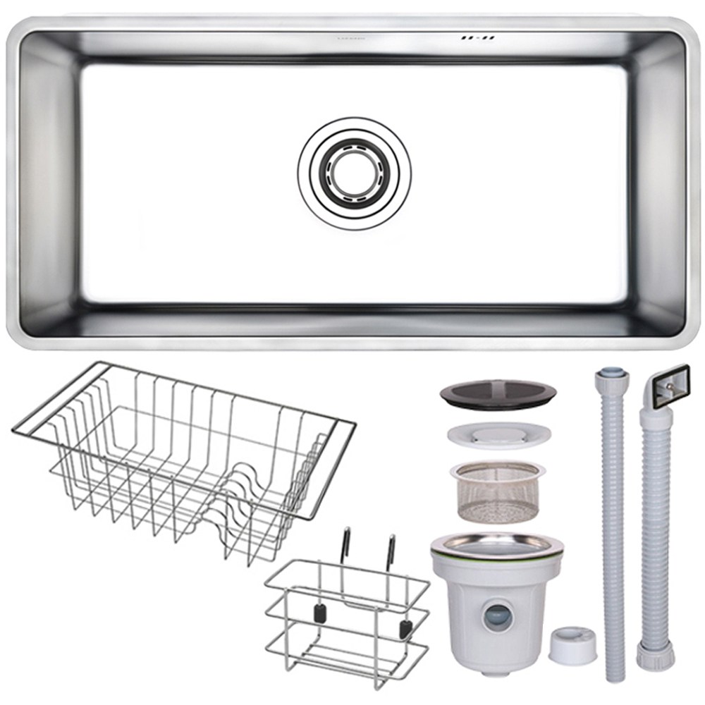 리젠스 사각싱크볼 LQ860 사각볼 1T 싱크볼교체체 (기본배수구 포함), 1세트 235,000원