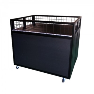 [매대인] 소형검정매대  행사용 접이식 이동식 백화점 매대 가판대 옷 휴대폰 상품 진열대 행사평대  자체제작 HS-170 251,000원