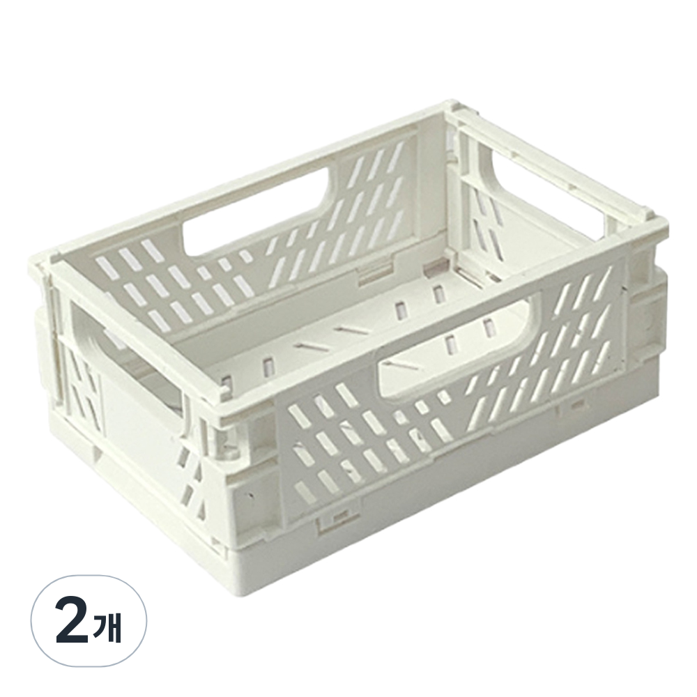 withWIN 접이식 폴딩 캠핑 수납정리함, 화이트, 2개 5,230원