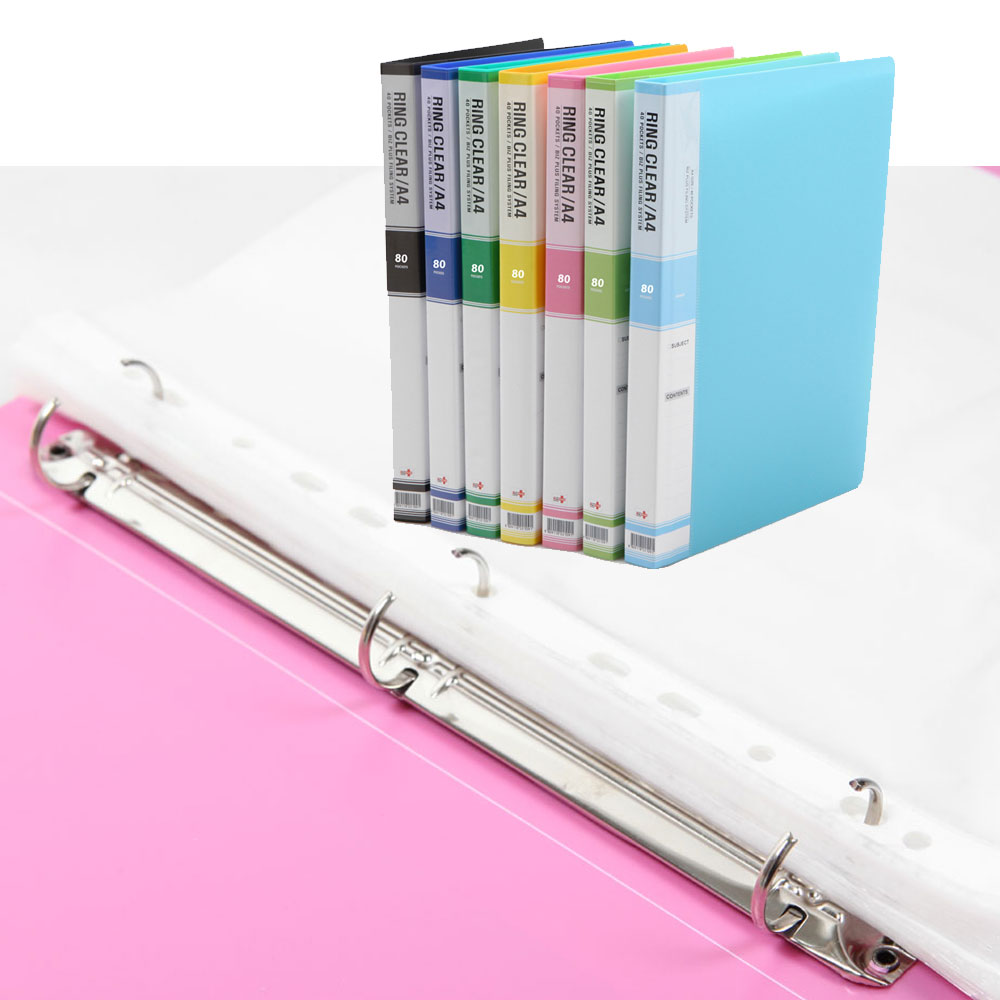 대영바인텍 무료배송 3공 링 클리어화일 A4 (80매) 42,500원