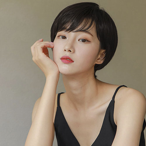 가발매니아 라임숏컷 25cm 더 썸 위그 통가발 (하이소프트사), 내츄럴블랙, 1개 69,900원