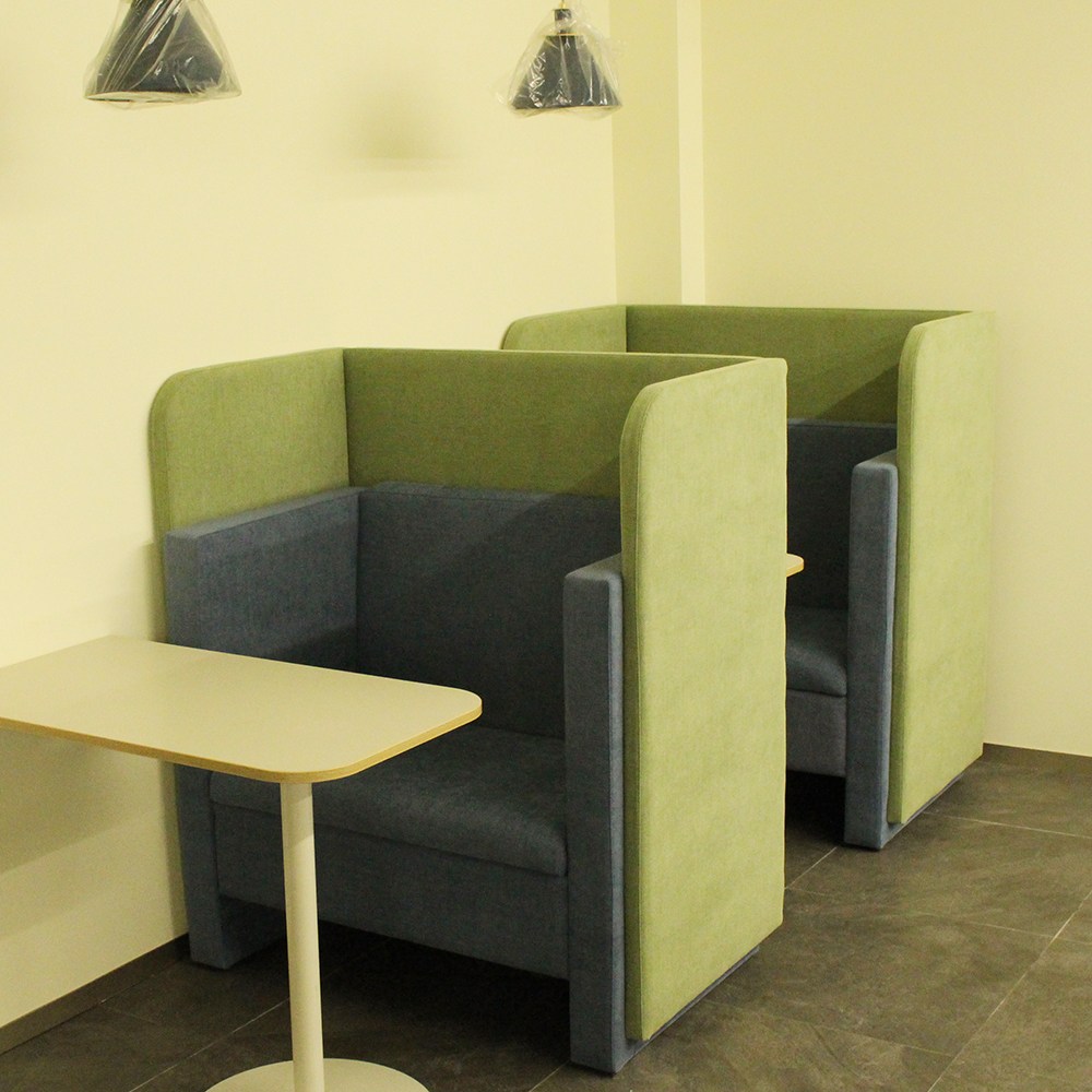 스터디카페 독서실 공부방 학원 칸막이의자 파티션 쇼파 패브릭소파 935,200원