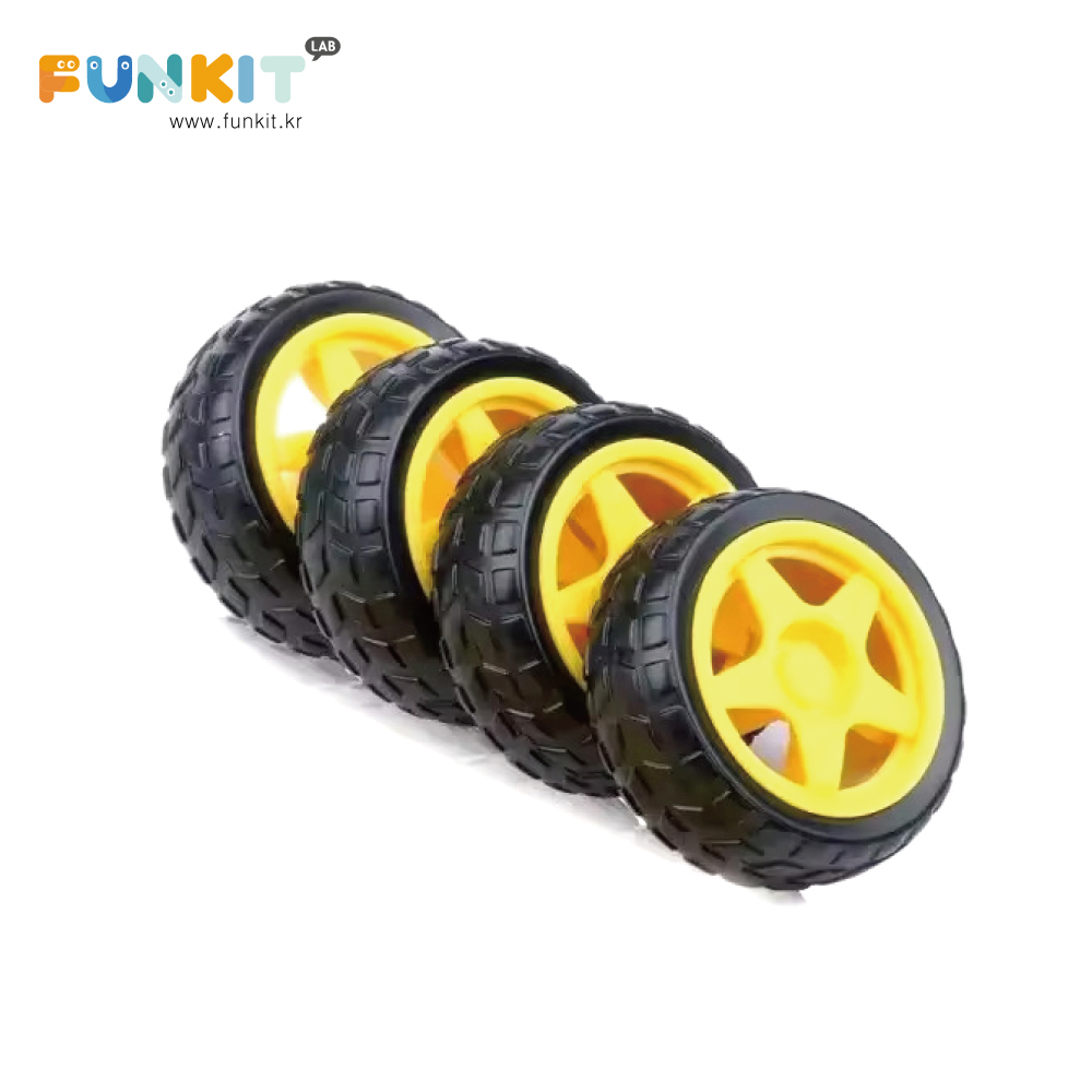 아두이노 RC카 바퀴, 1개 600원