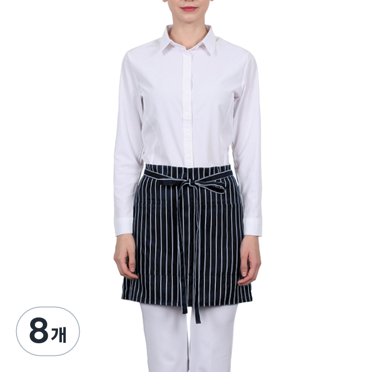 웰프런 스트라이프 허리형 앞치마 44,150원