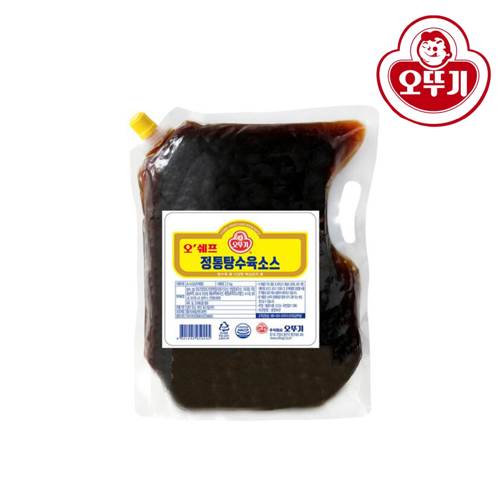 푸드드림 오쉐프 정통 탕수육소스2kg (아이스포장) 4,900원