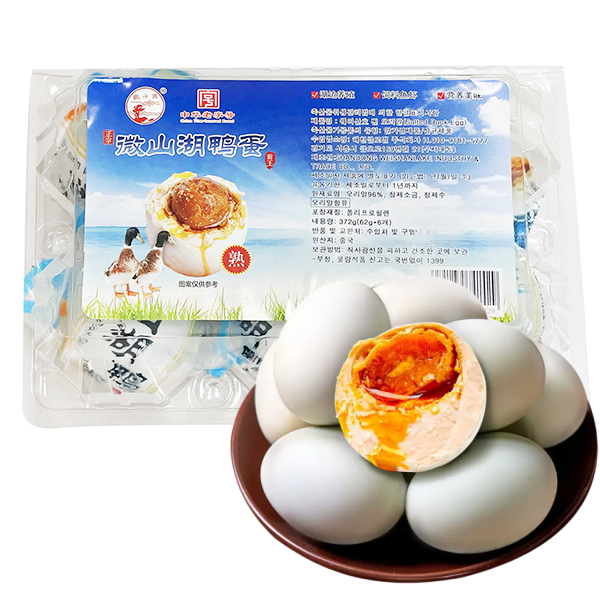 판다중국식품 염장 센야단 오리알 찐오리알 372g(62gx6개) 3개 11,000원