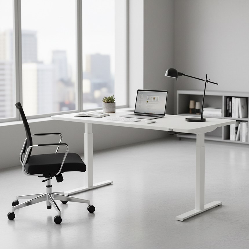 에렉투스 슈퍼매트 리낙 듀얼 높이조절 모션데스크 화이트 1600x800 프리미엄 1,345,000원