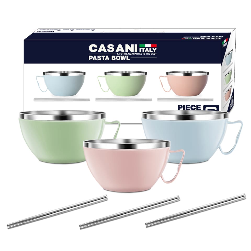 까사니 파스타볼 6P세트볼3P젓가락3벌면기 대접볼그릇주방볼세트업소용가정용라면 14,800원