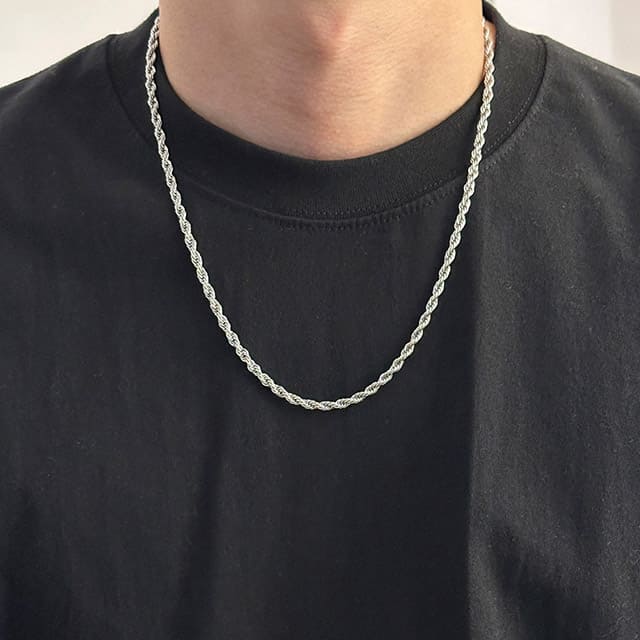 치트키 남자 노엘 4MM 로프 체인 트위스트 목걸이 15,700원