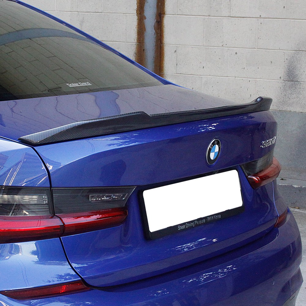 BMW 3시리즈 카본 스포일러 트렁크 몰딩 G20 호환 용품, 02. 3시리즈 카본 스포일러 (CS타입) 194,000원