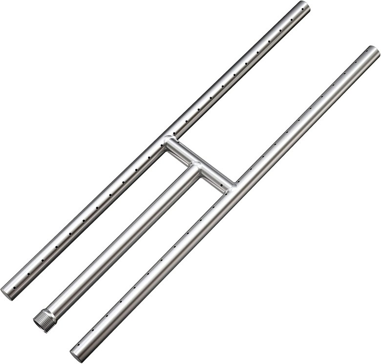 천연가스 프로판 화덕 벽난로용 온리파이어 스테인리스 스틸 벽난로 버너 실내외용 30 인치 직사각형 DIY BTU Max 150 000 125,430원