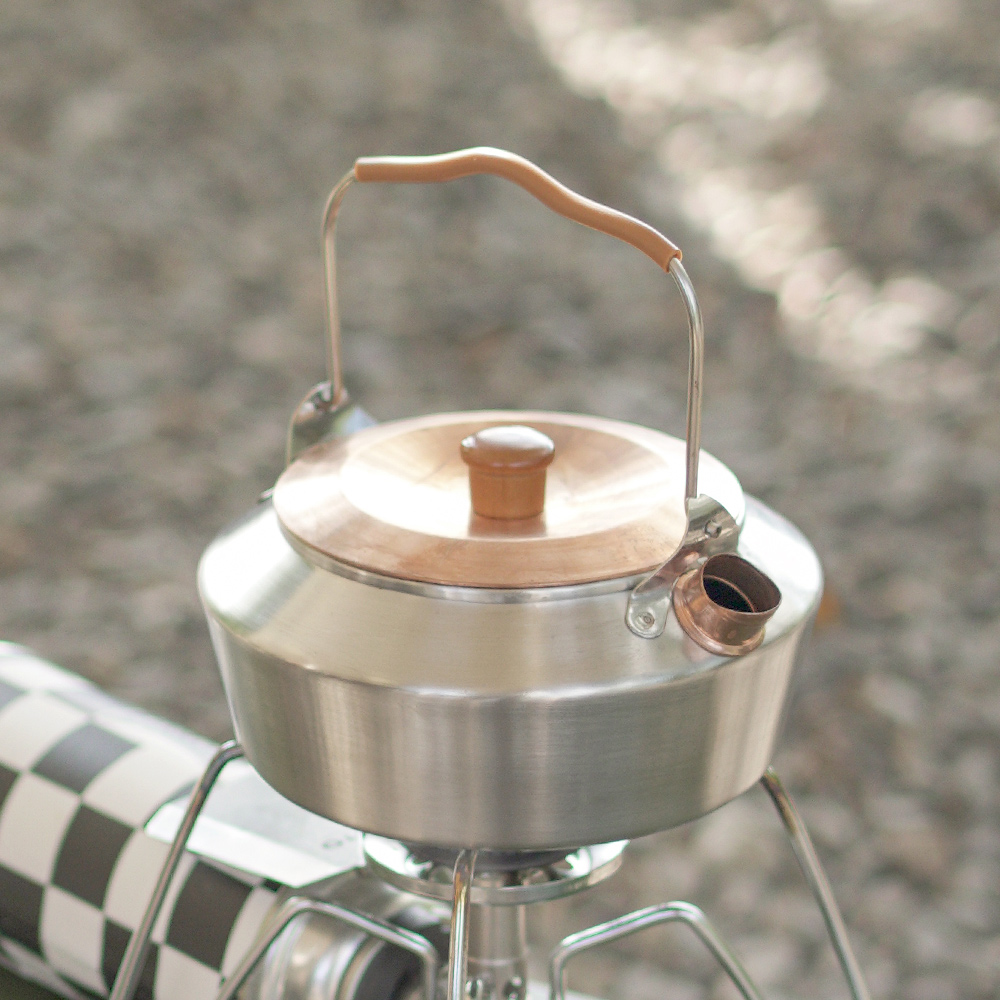 벨락 황동 캠핑용 황동 주전자 0.6L + 파우치, 혼합색상, 1세트 27,850원