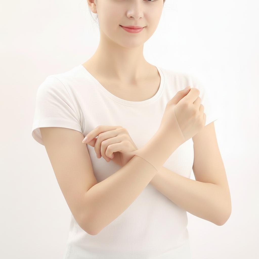 마그네틱 손목보호대 실리콘 통증완화 압박 아대 운동 헬스 밴드, 살구, 1개 9,800원