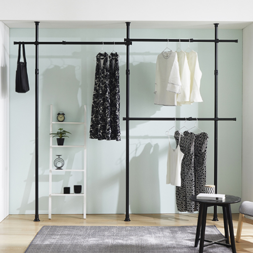 WOORI 38mm 3단 고정식 행거, 네오블랙 46,130원