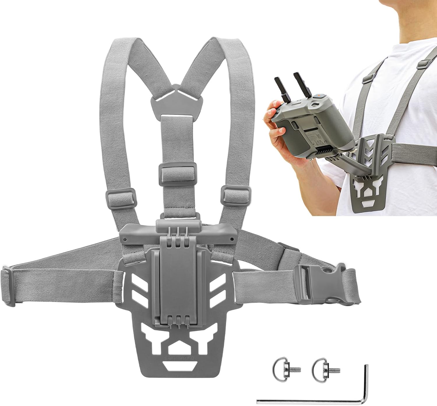 DJI RC 21 리모컨 가슴끈 지지 마운트 미니 5 프로미니 4 프로매빅 3 프로에어 3s 드론 액세서리 브래킷 무료 핸즈 허리 지지대RCRC2용 63,760원