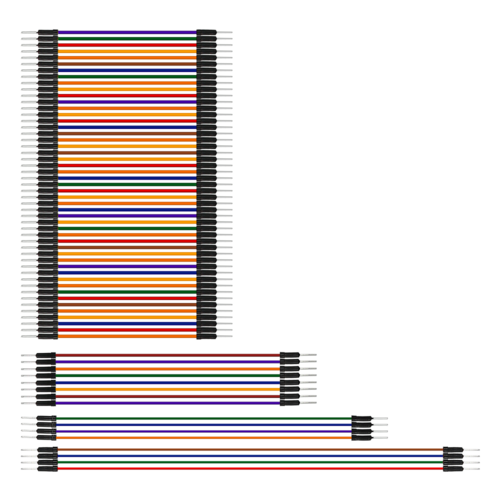 실속형 아두이노 브레드보드용 점퍼케이블 세트, 1개 4,500원