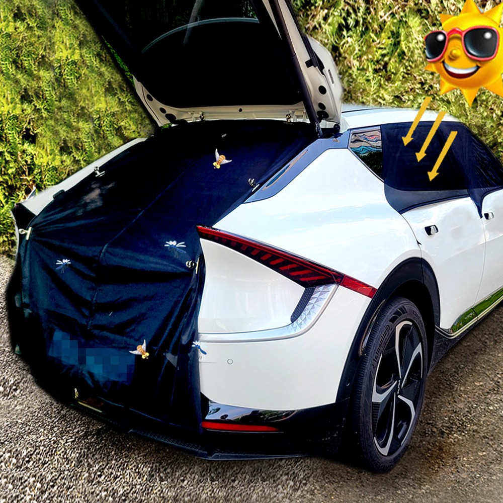 벤비아믹스 EV6 차박 모기장 풀세트 앞창문 뒷창문 트렁크 방충망 햇빛가리개 캠핑 야영 낚시 기아 전기차 00362 37,800원