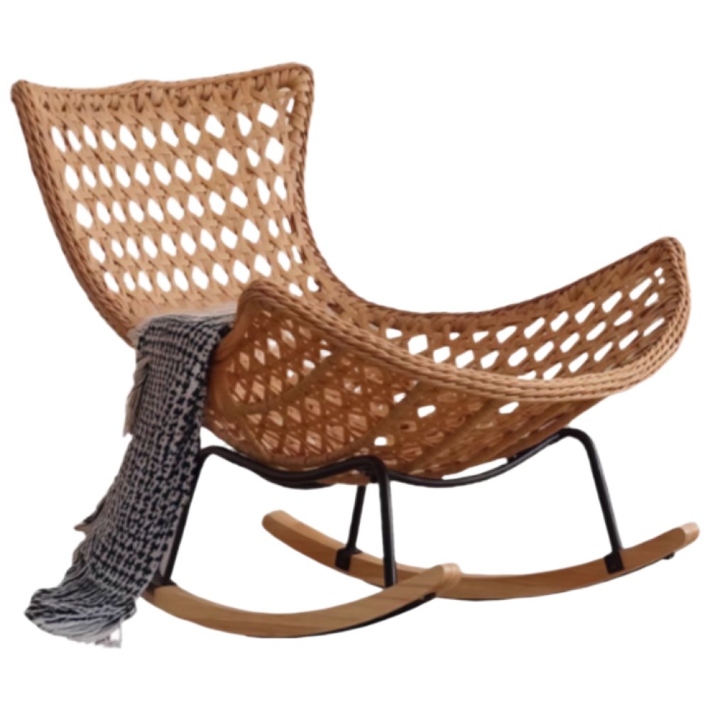 네이처스윙 안락한 라탄 흔들의자 고급 1인용쇼파 리클라이너쇼파 수유의자 독서 안락의자 거실 베란다 카페 스윙체어, 1개, 1. 싱글 라탄 의자 (쿠션없음) 138,000원