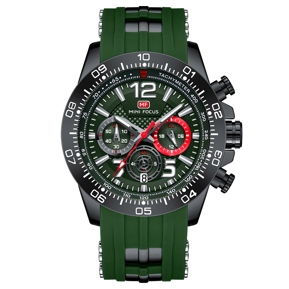 미니포커스 크로노 실리콘밴드 남성시계 MF0290G03 55,000원