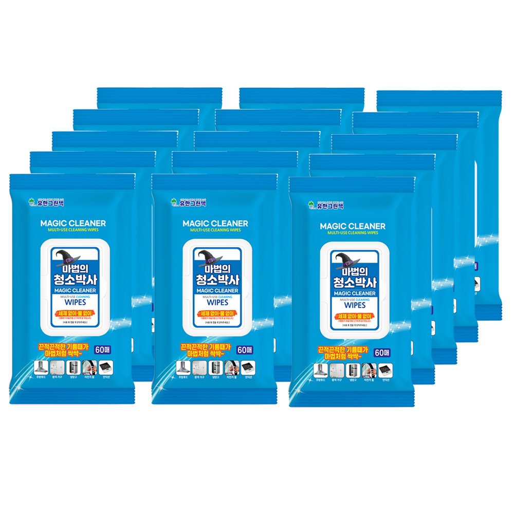 크린아이 마법의청소박사 다용도 청소포 60p 26,900원