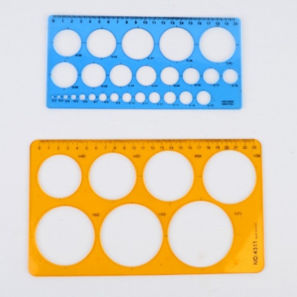 투명 플라스틱 원형 도형자 동그라미 크기별 모양자 제도용 학생용 원그리기 수학 교재 교구 4,170원