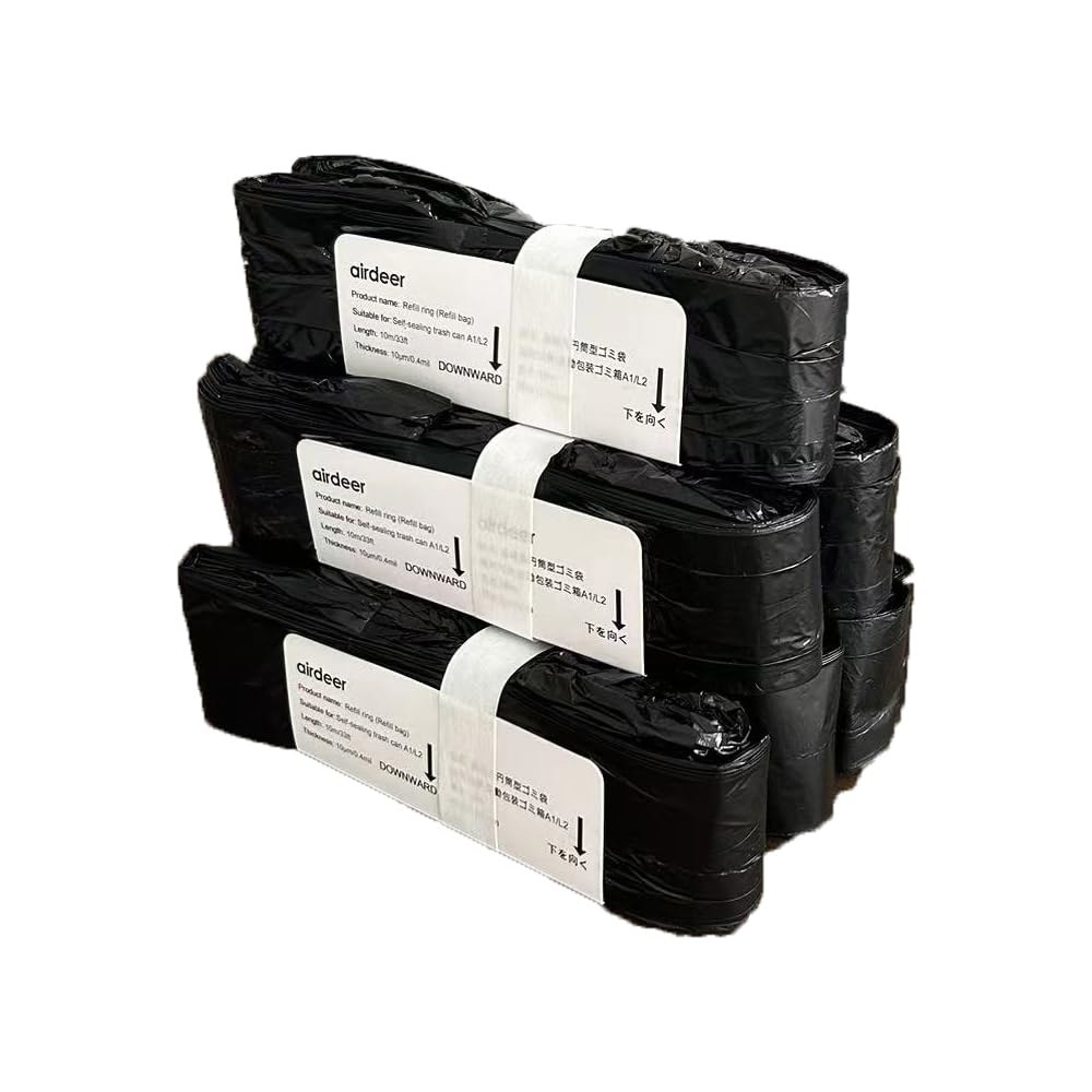 에어디어 리필 백 링, 쓰레기통 봉투, 10m 연속 쓰레기통, 셀프 씰링 스마트 A1/L2, 6팩 을 위해 설계되었습니다 90,000원