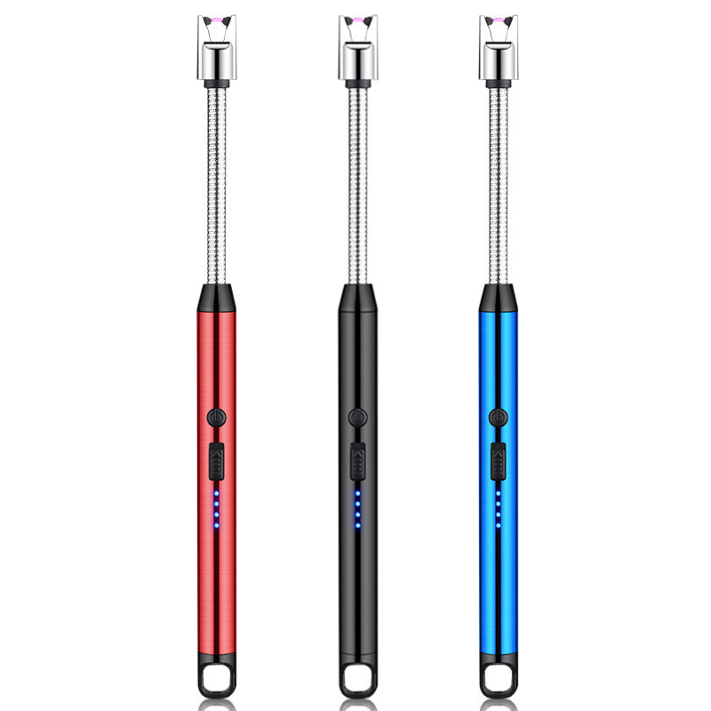 1+1+1 USB 충전식 전기 점화기 각도조절 플라즈마 점화스틱 (개별포장), 랜덤 혼합 3개입 11,200원