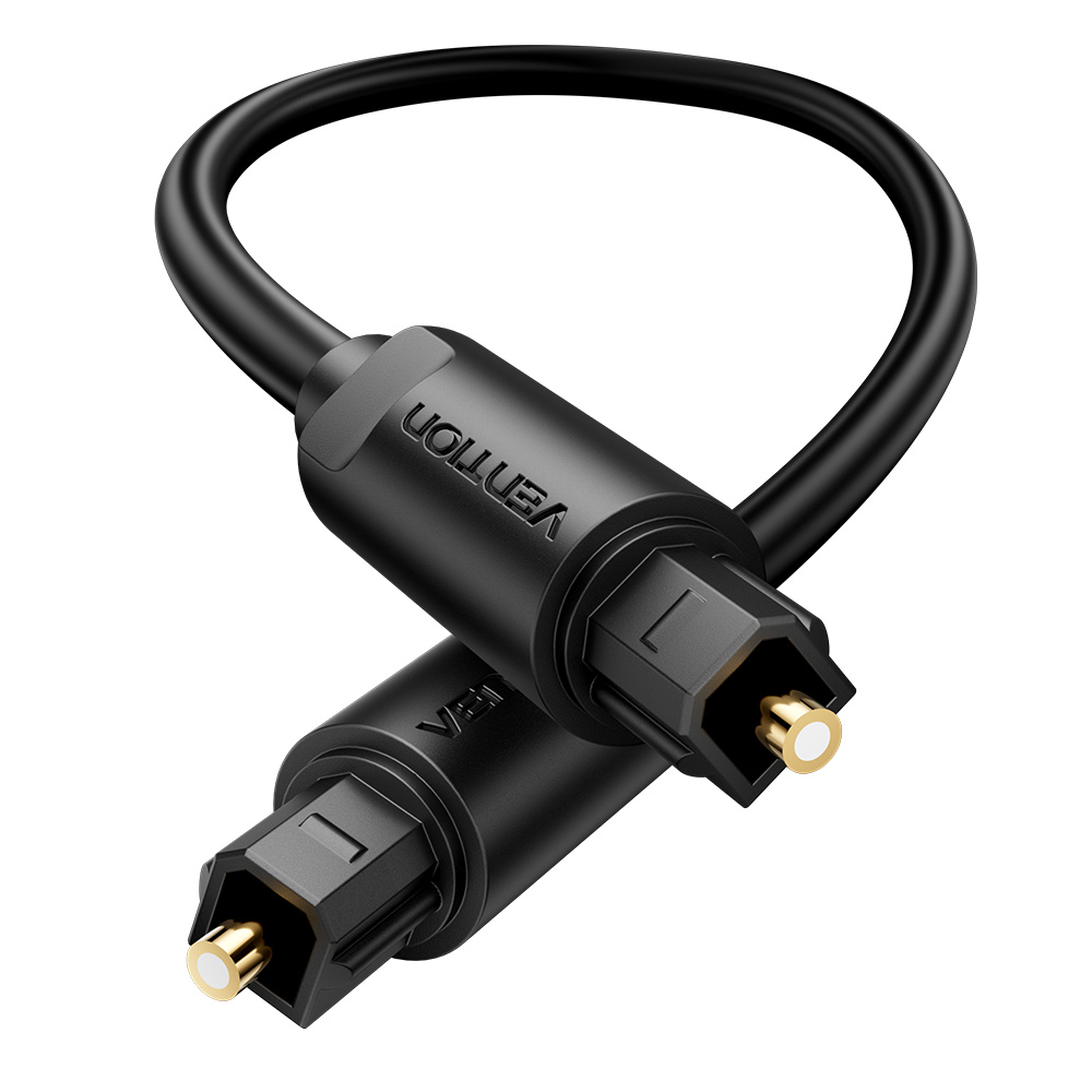 벤션 SPDIF Toslink 각대각 오디오 광케이블, 1개, 1.5m, 블랙 6,900원