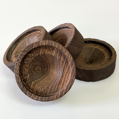 우드 티코스터 컵 위스키코스터 컵받침대 나무 찻잔받침 3,400원