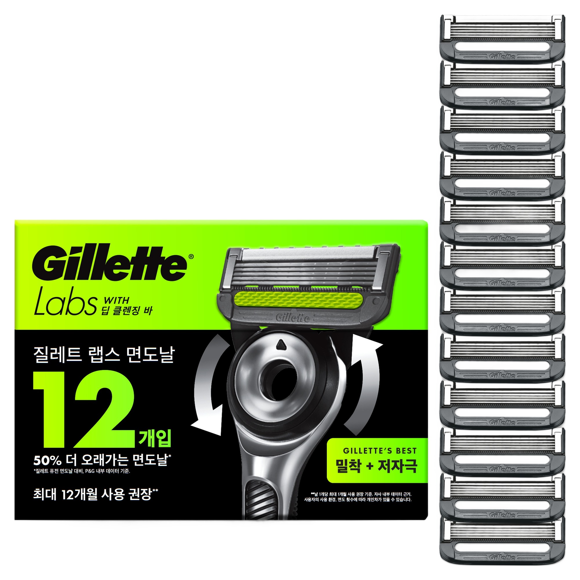 질레트랩스 정품 딥클렌징바 면도날 66,790원