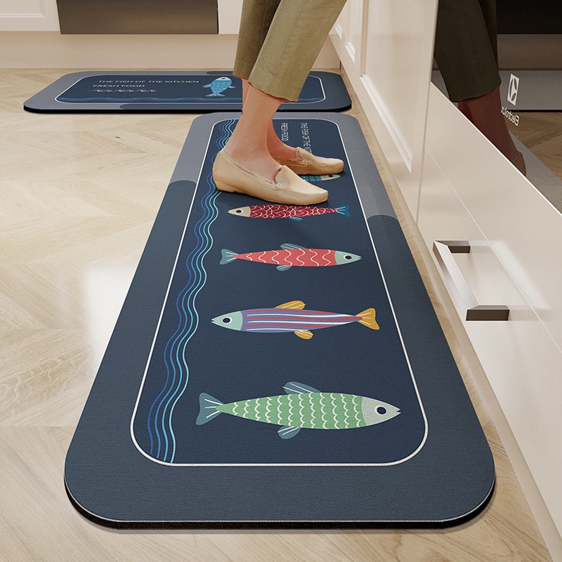 Trendigo 2종세트 빨아쓰는 규조토 주방매트 미끄럼방지 욕실 발매트 발판 바닥 매트 16,800원