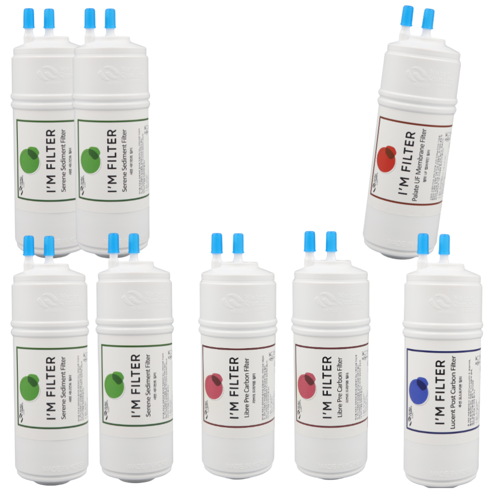 쿠쿠정수기 호환필터 CP-F602HW 아임필터 1년 세트, 1개, 1년세트 (4+2+1+1) 39,500원