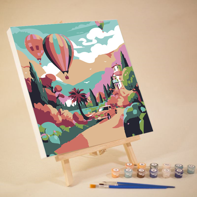 DIY 명화그리기 이젤 거치대 세트 20 x 20 cm, 1개 9,900원