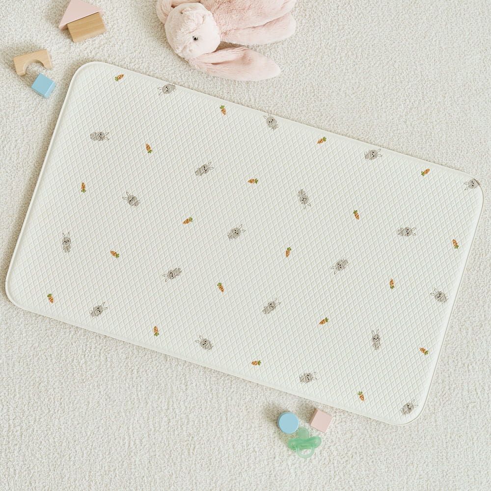 아가짱 기저귀 갈이대 PVC 양면 쿠션매트, 당근토끼 24,900원