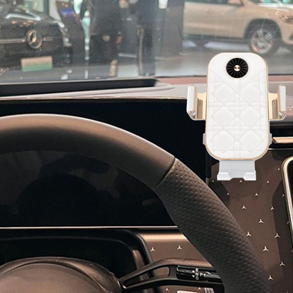 지시그니처 벤츠 EQE EQS 2022~ 핸드폰 무선충전 거치대 C38K, 화이트, 1세트 49,900원