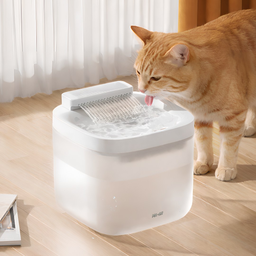 MAAH 고양이 자동 급수기 정수기 폴링워터 3L 반투명, 1개, 화이트[반투명], PCWR-T3 24,500원