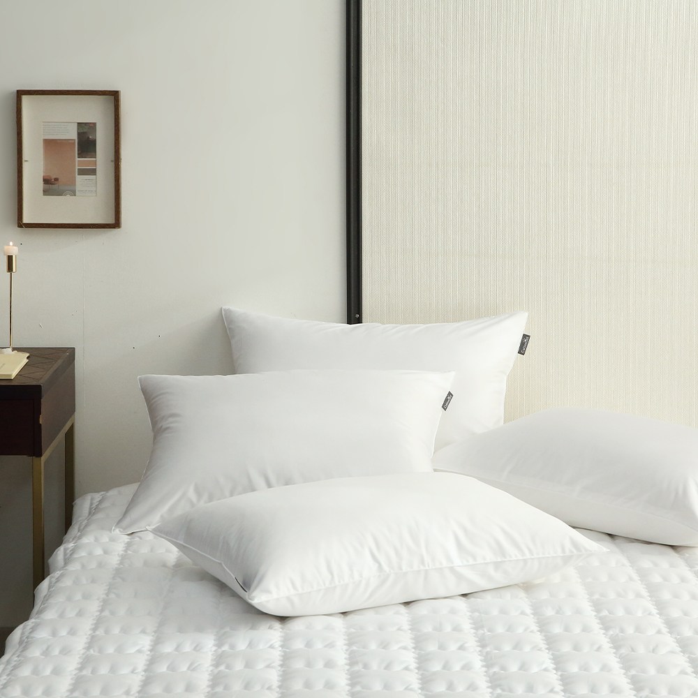 코튼렛 프리미엄 호텔침구 순면 120수 화이트 베개커버 11,400원